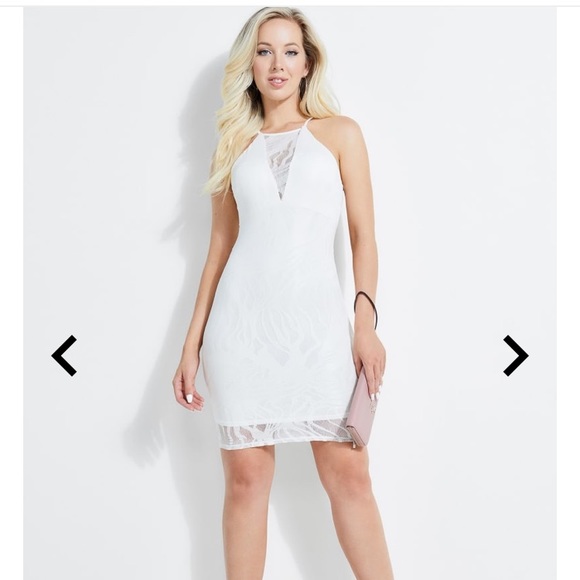 Guess Dresses & Skirts - Guess Zayv sleeveless high neck lace dress small